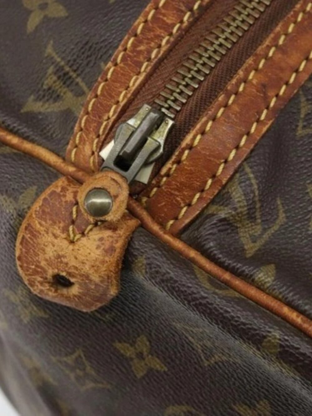 LOUIS VUITTON Monogram Sac Souple 35 Boston Bag M41626 LV Auth 171110 - Picture 7 of 15